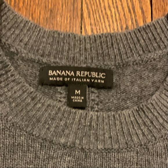 Banana Republic Cashmere/Merino Wool Blend Tunic Sweater with Bows - Picture 3 of 5